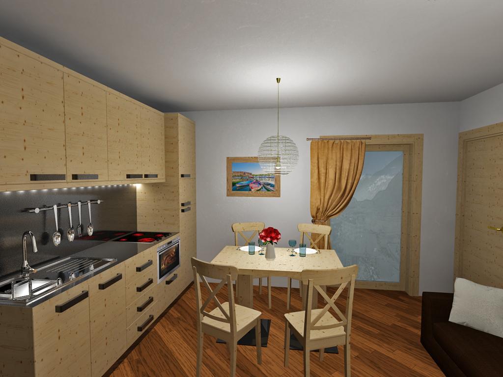 Aparthotel Dolomites Living&Relax Commezzadura Rum bild
